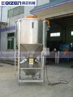 2 Outlet Industrial Tank Mixers Ribbon Mixer Machine For Plastic Building Material