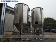 15 Tons Chicken Feed Mixer Machine , Feed Mill Mixer With Stainless Steel Paddles