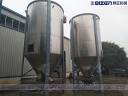 15 Tons Animal Vertical Feed Mixers , Fixed Cow Food Feed Mixing Equipment