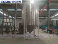 Vertical Ribbon Blender Plastic Mixer Machine With Recycled Plastic Granulation Storage Silo