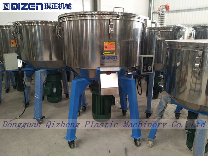 Stainless Steel Vertical Screw Mixer For PVC Particle And Powder 100KG Capacity